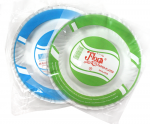 Flora 8 Inch Disposable Paper Plates 25 pack
