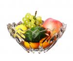 Generic Delisoga Round Crystal Glass Fruit Bowl