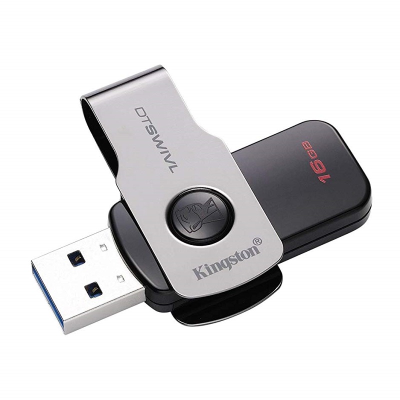Kingston 16GB SWIVL USB3.0 Pen Drive - DTSWIVL/16GB