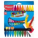 Maped Color Peps Oil Pastels Multi Colour – Pack of 24