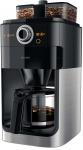 Philips Coffee Maker With Glass Jug Grind And Brew 1.2 Litre 1000 Watt Black Metal – HD7762/00