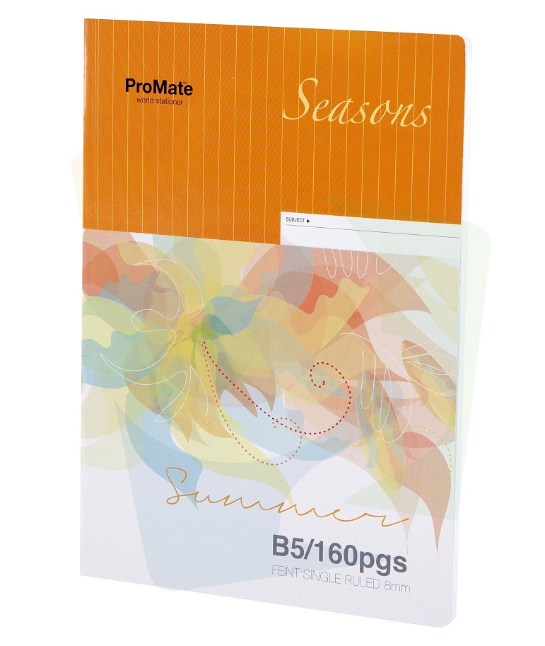 Promate B5 Single Ruled Book - 160 Pages