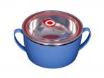 Stainless Steel 1.2L Rice And Noodles Bowl – Blue
