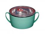 Stainless Steel 1.2L Rice And Noodles Bowl – Green