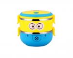 Stainless Steel 1.4L Double Layer Minion Lunch Box