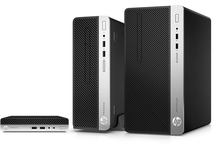 HP ProDesk 400 G4 MicroTower PC - Intel Core i7-7700, 3.6 GHz Windows 10 Pro