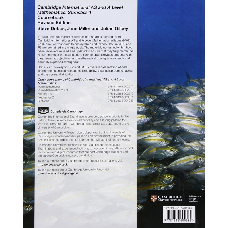 Cambridge International AS and A Level Mathematics : Revised Edition Statistics 1