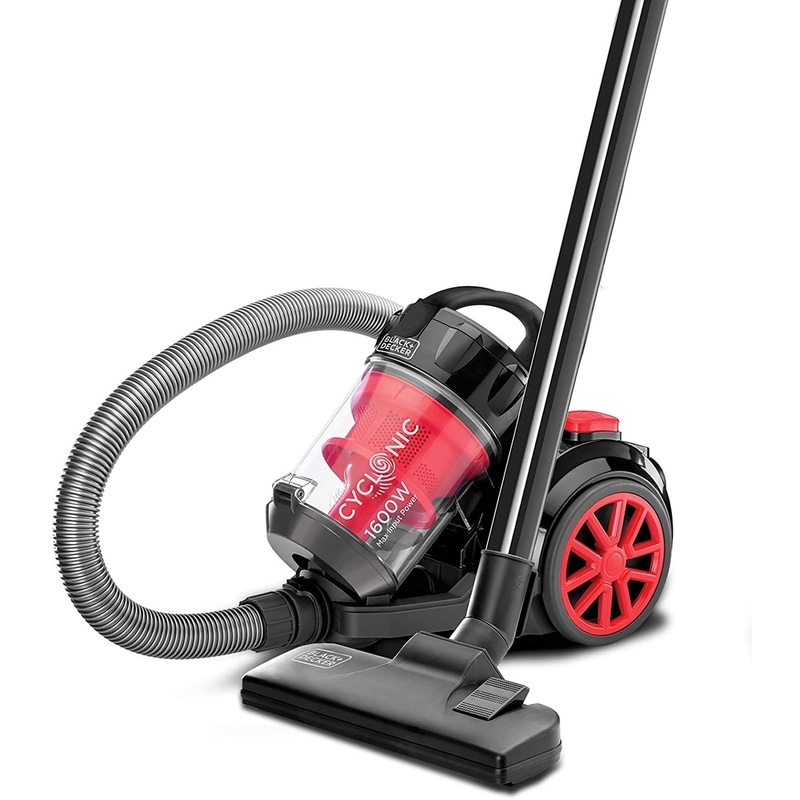 Black & Decker 1600W Bagless Cyclonic Canister Vacuum Cleaner - VM1680-B5