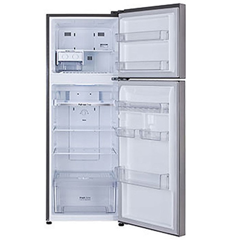 LG 260L Top Freezer Top Mount Shiny Steel Smart Inverter Refrigerator - GL-K272SLBB - Platinum Silver