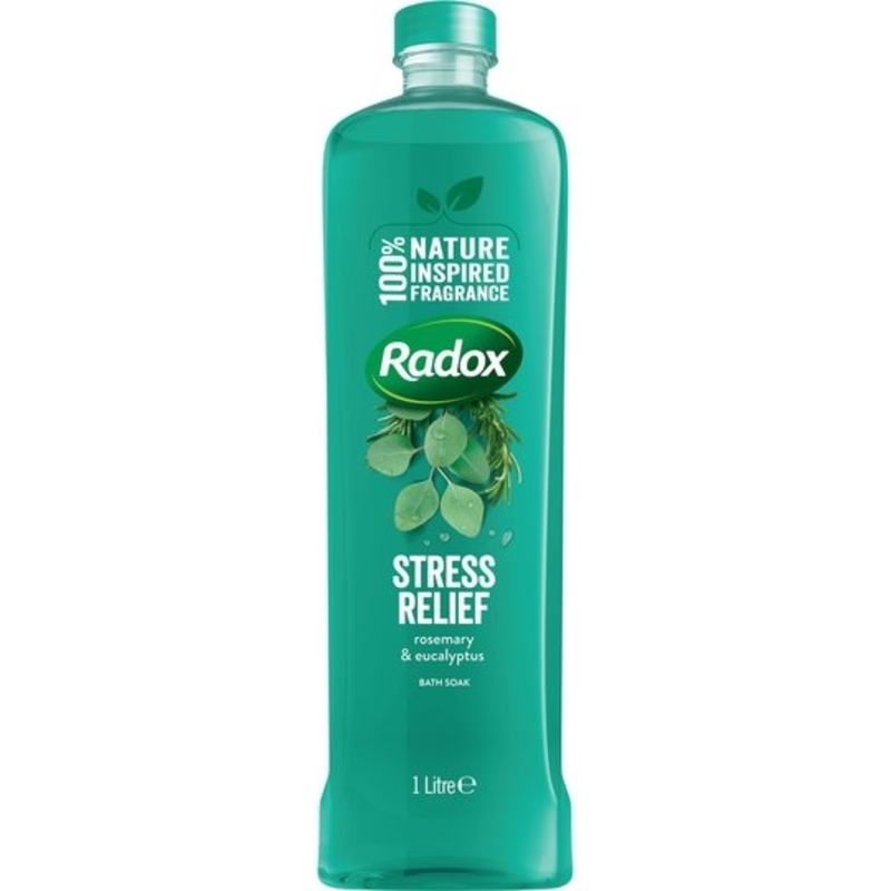 Radox Stress Relief Bath Soak With Rosemary And Eucalyptus 1000ml (1L)