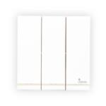 Dimo Lumin 3 Gang 2 Way Switch White – L832L