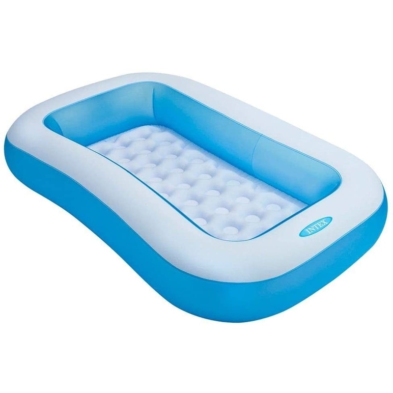 Intex Children Rectangular Blue Pool 166x100x28cm - 57403NP