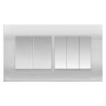 Orange Akoya White 16A 5Gang 1Way Switch (260-0150)