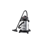 Black and Decker 30L Wet & Dry Drum Vacuum Cleaner 1400W (Stainless Steel Tank) – WV1450-B5